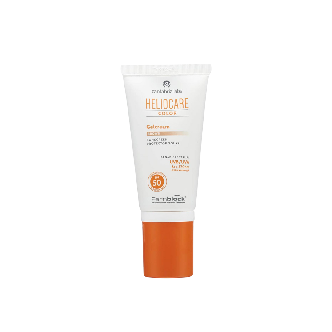Heliocare sunscreen tube on a transparent background