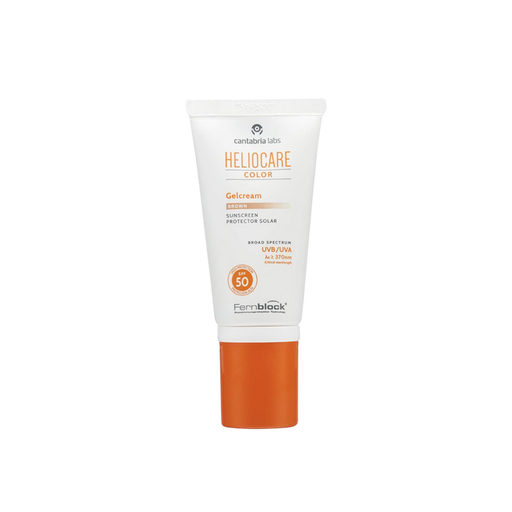 Heliocare sunscreen tube on a transparent background