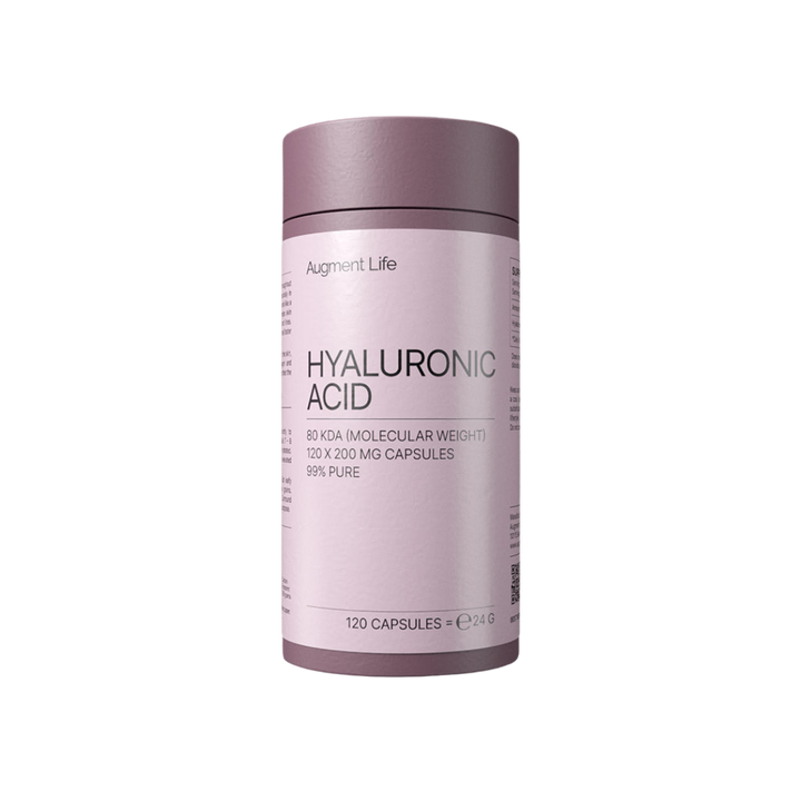 Hyaluronic Acid 200mg 120 Capsules bottle – skin hydration and joint support supplement