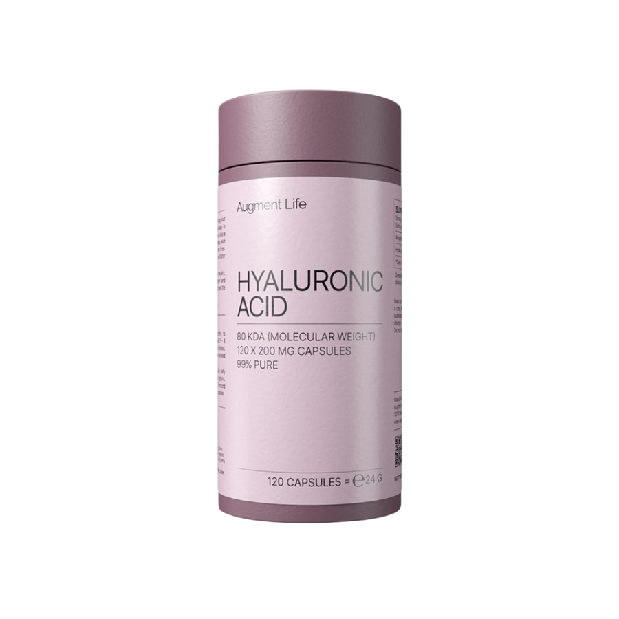 Hyaluronic Acid 200mg 120 Capsules bottle – skin hydration and joint support supplement
