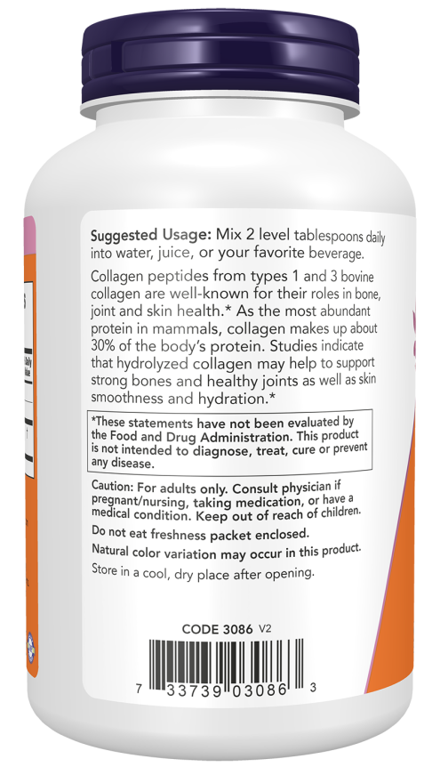 NOW Foods - Collagen Peptides Powder 227g (8 oz.)