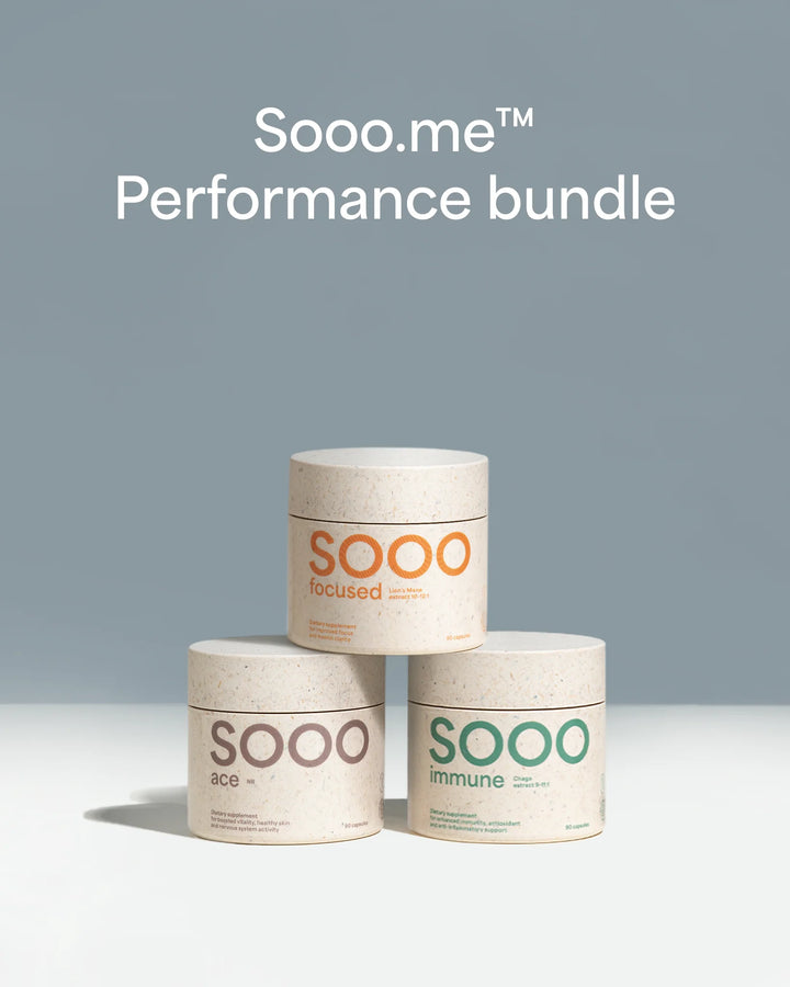 Sooo.me™ - Performance bundle: Lion's mane + Chaga + NR